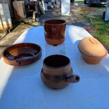 Set of 4 terracotta pottery