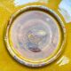 Vintage ochre earthenware dish AEGITNA Vallauris 1950/60
