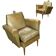 Pair of vintage armchairs from the 1950s in wood and faux leather, Argentina.