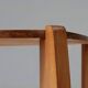 Amsterdam School beech wooden Side Table, The Netherlands 1920s