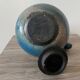 Handcrafted blue raku ceramic teapot – high handle Japanese design