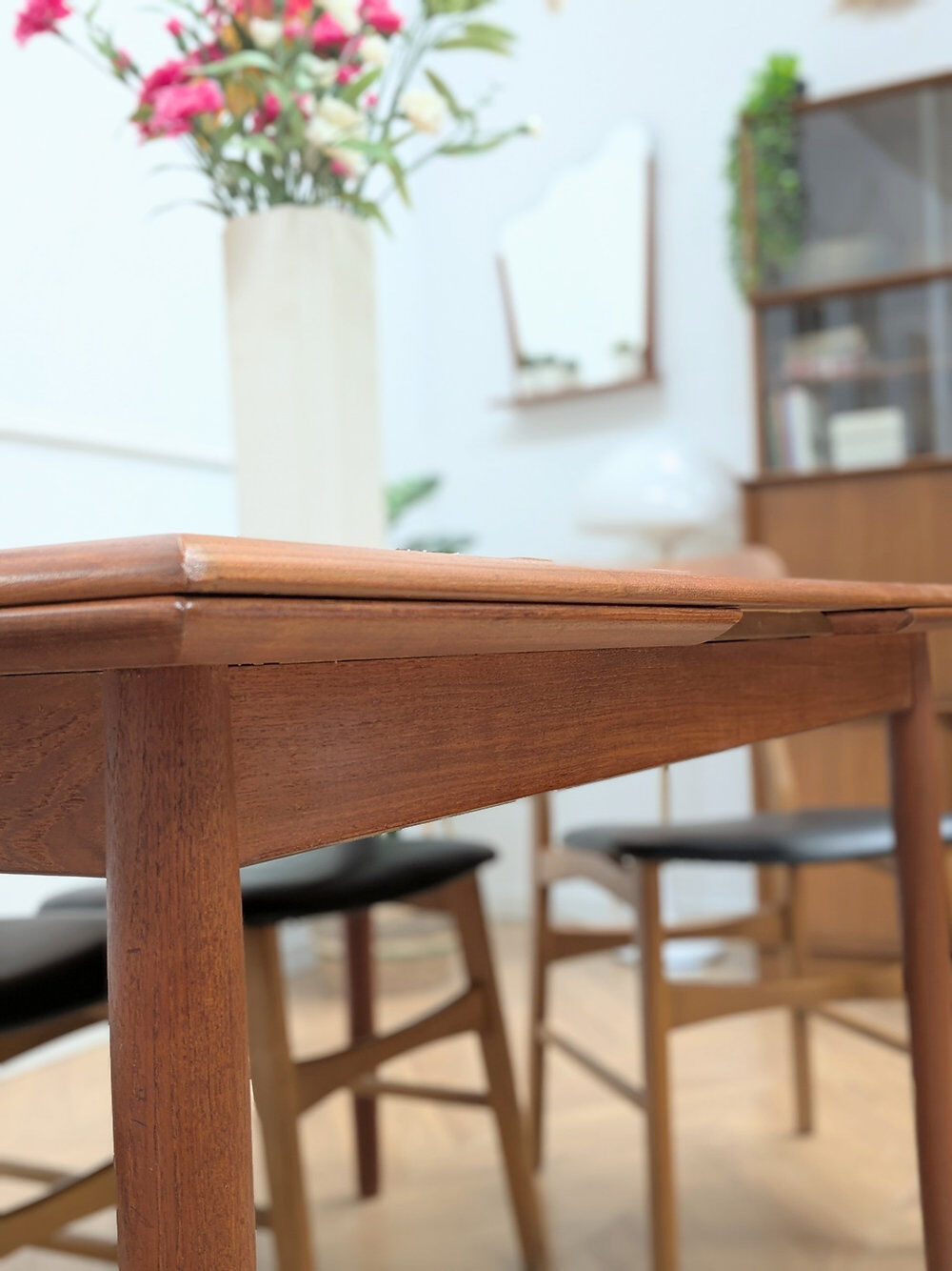 Teak dining table