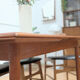Teak dining table