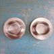 2 vintage Italian stainless steel cups Casalinghi Sto