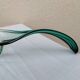Coupe a fruit verte cristal