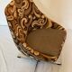 Mid century modern funky swivel chair