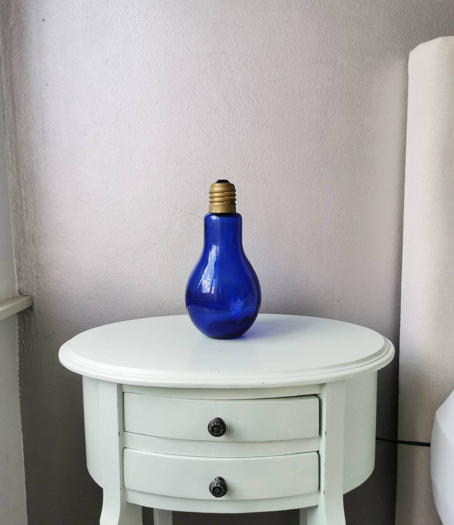 Vintage glass lamp bulb 1970