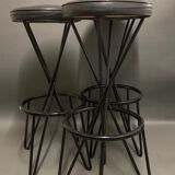 Set of 3 Thonet stools model CM127