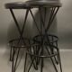 Lot de 3 tabourets Thonet modèle CM127