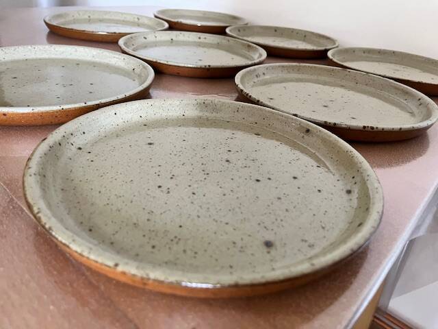 Set of stoneware tableware - 45 pieces