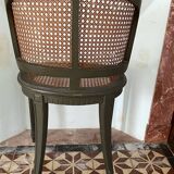 Caned armchair in Louis XVI style