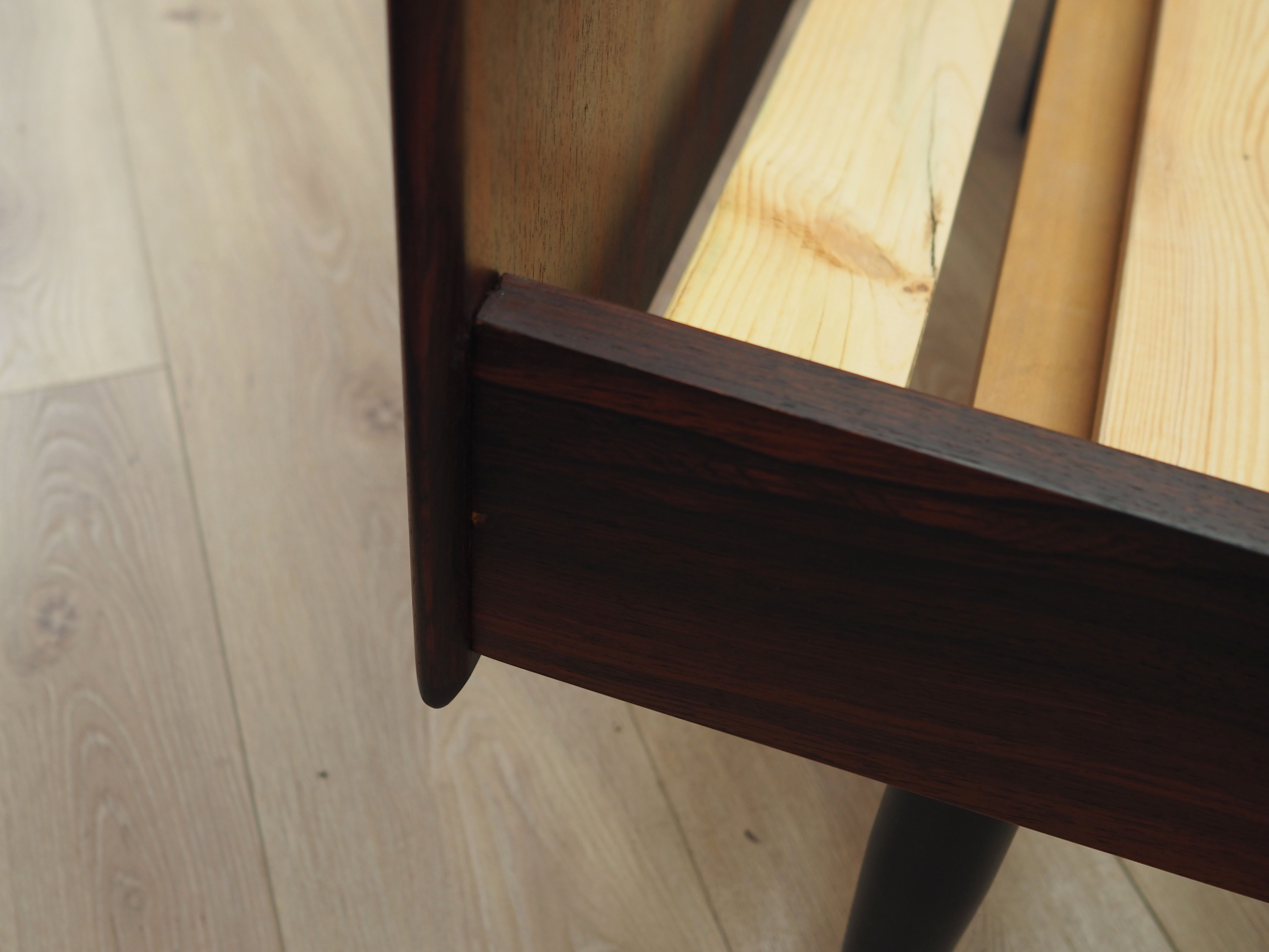 Rosewood bed, Danish design, 1970s, manufactured by Omann Jun