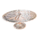 Vintage pink glass cake stand - Diameter 23 cm