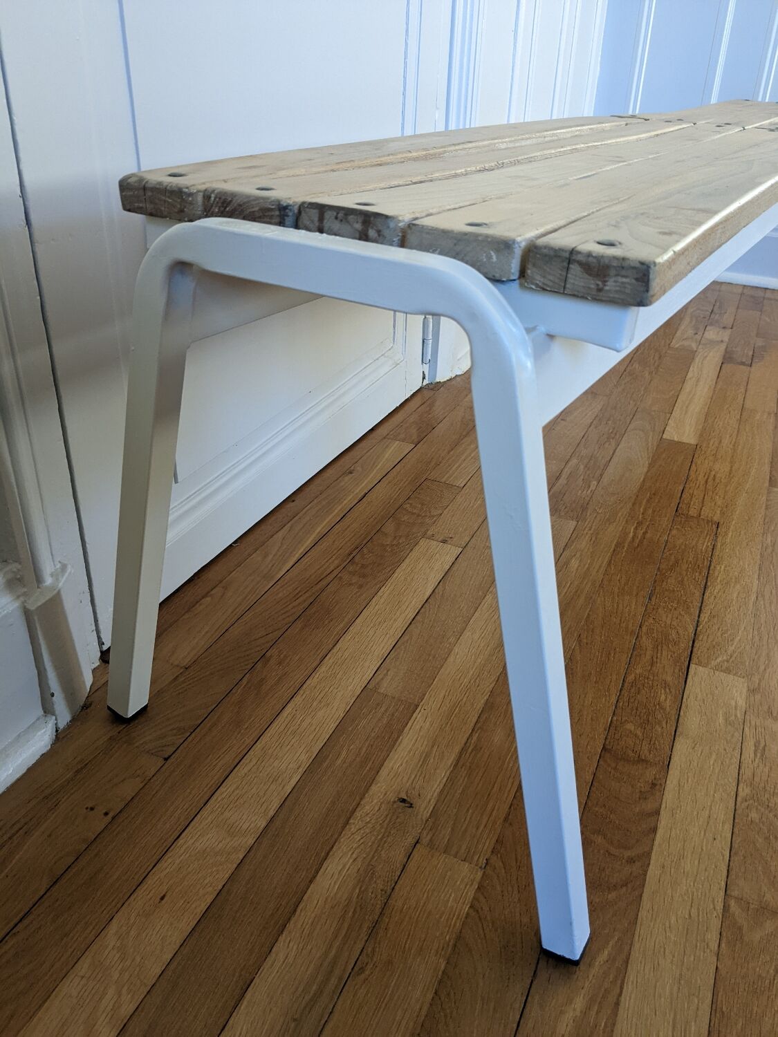 Large vintage school desk