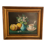 Still Life with Grapefruit and a Cup of Coffee