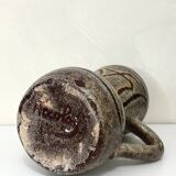 Accolay vase, vintage mid-century, coloured, feminine pattern, 1950s.