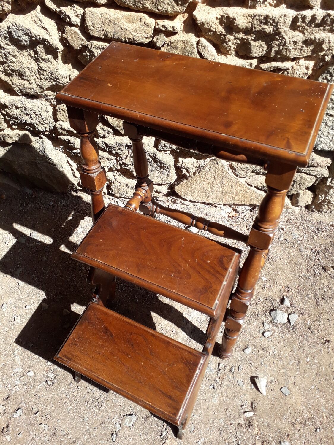 Old library stepladder