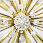 Brass Starburst chandelier by Emil Stejnar, Austria, 1960s