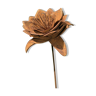 Iron flower on stem , garden decoration