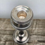 Edouadrien candlestick in old silver metal hallmarked / old candlestick