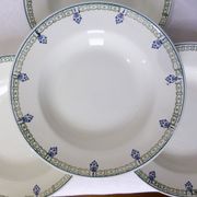 4 vintage deep plates from St Amand 211239