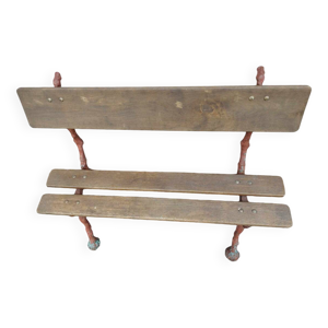 banc pieds fonte décor