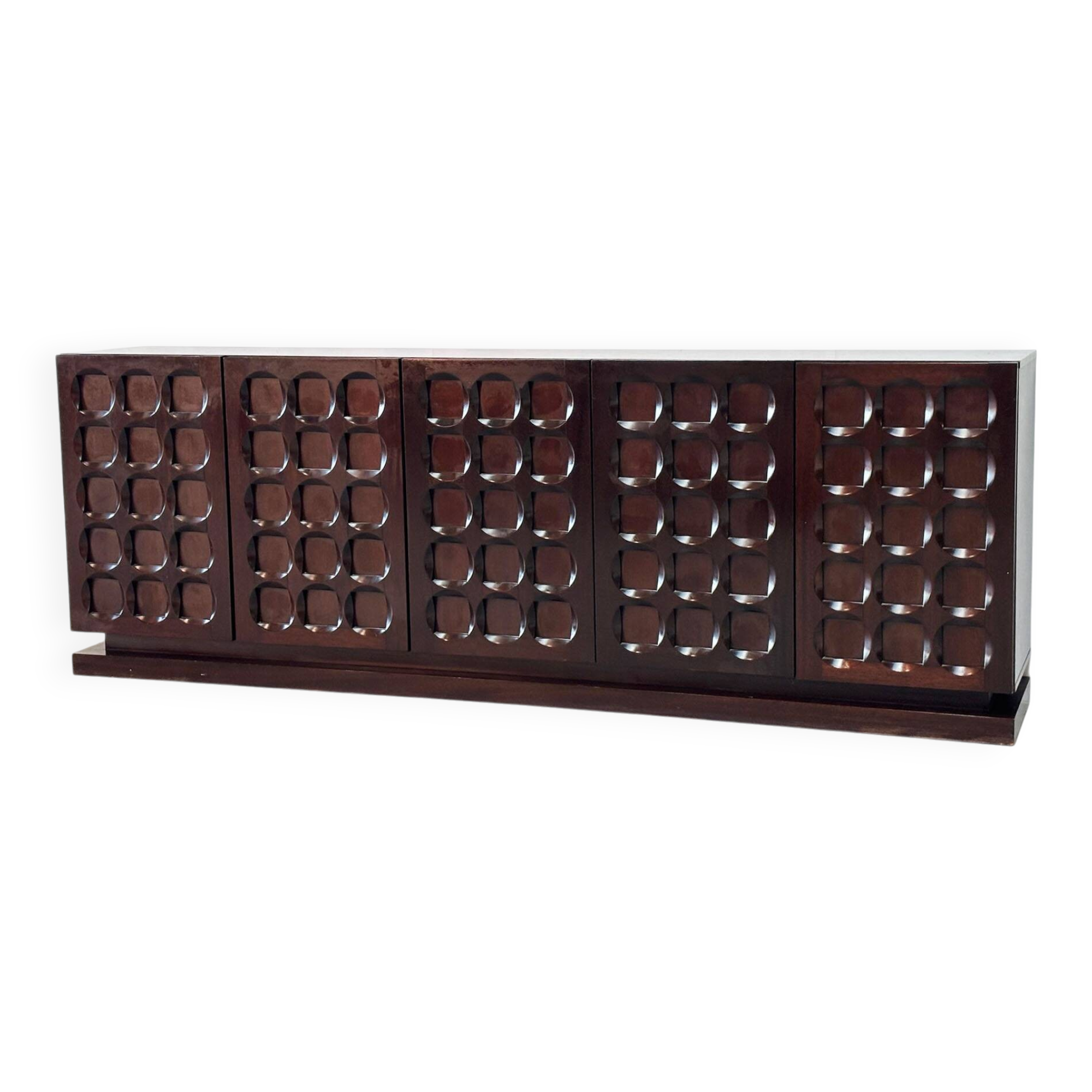 Belgian brutalist sideboard by Defour