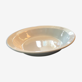 Pexonne FF XIX eme white earthenware dish