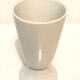 Vase en céramique blanche