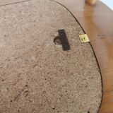 Gold edge mirror, vintage freeform 1970