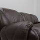 Vintage modular leather sofa 1970s