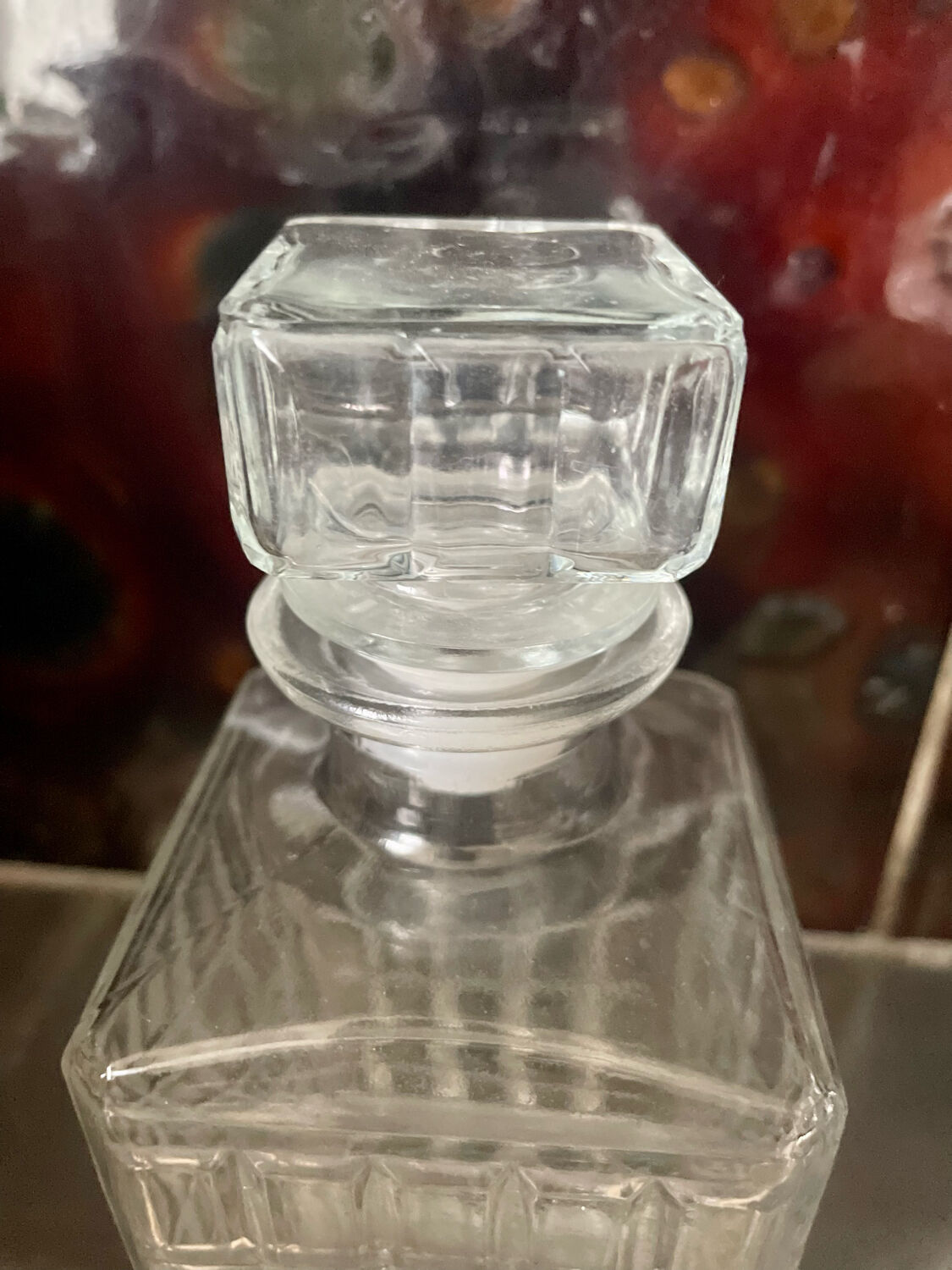 Vintage whisky bottle decanter