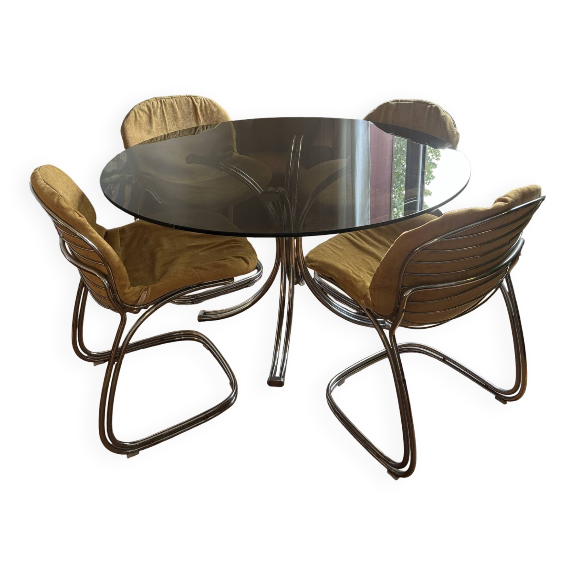 Table + chairs Gaston Rinaldi