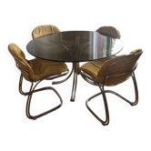 Table + chairs Gaston Rinaldi