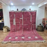 Handmade wool Berber rug 300X200 cm
