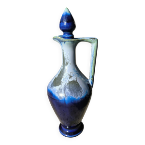 Carafe / aiguière vintage - bleu cobalt