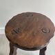 Wooden tripod stool