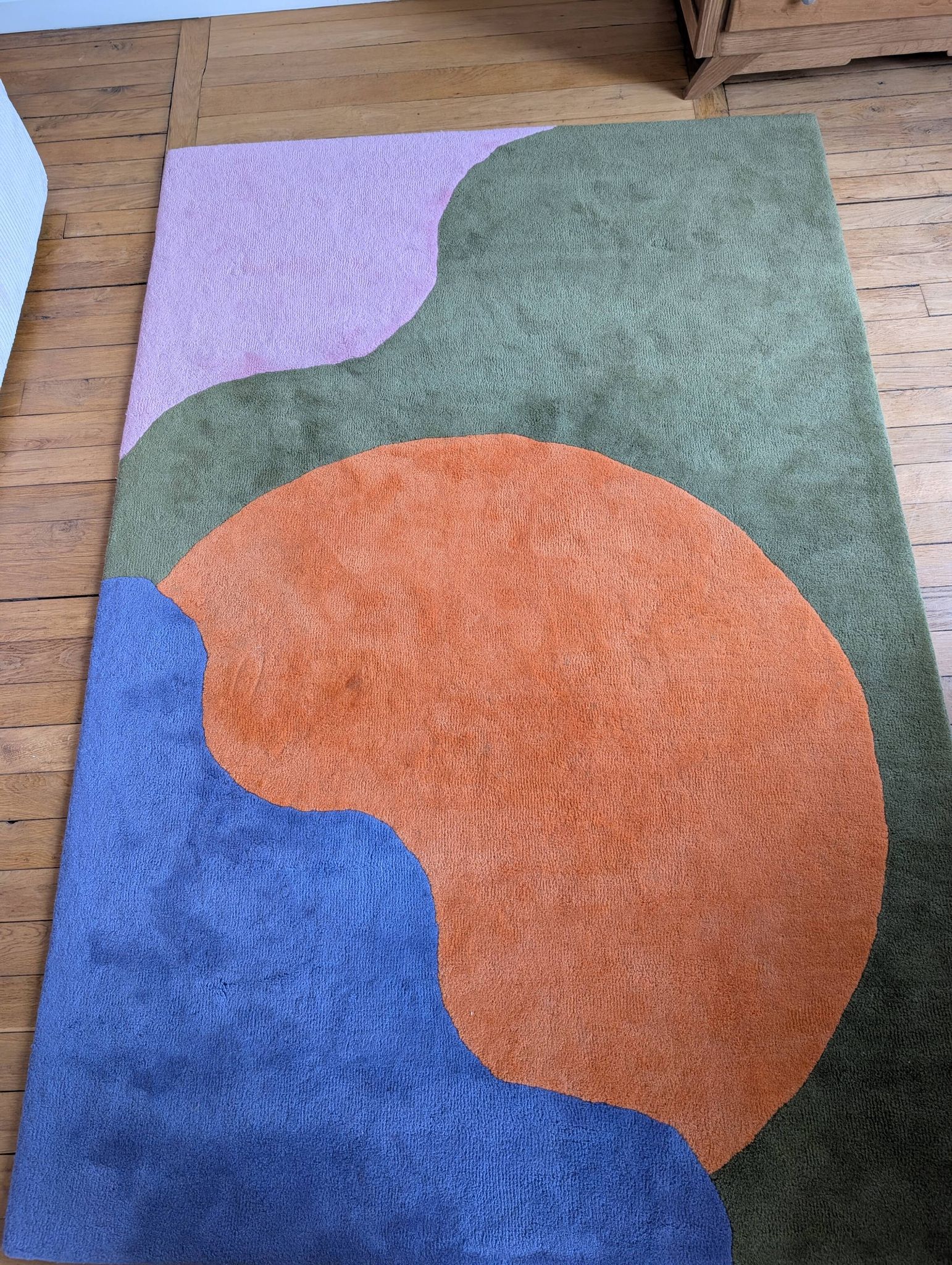 Colour Therapy Rug - hand-tufted wool