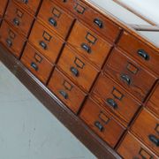 Large Pitch Pine Jewelry Counter/Cabinet, Paris, France, 1930s