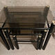 Nesting tables by Yves Boutboul, designer from the 70s