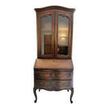 Display secretary in cherry wood, Louis XV style.