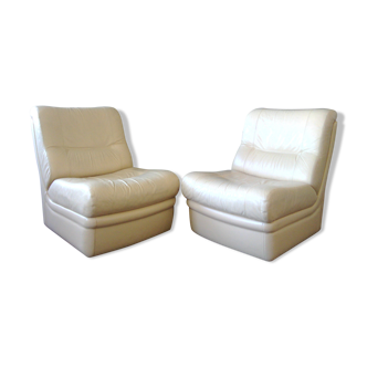Pair of Beka armchairs 1980