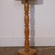 Scandinavian wooden floor lamp turned 1960