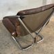 Fauteuil "Wing" en cuir, Harald RELLING, 1980s