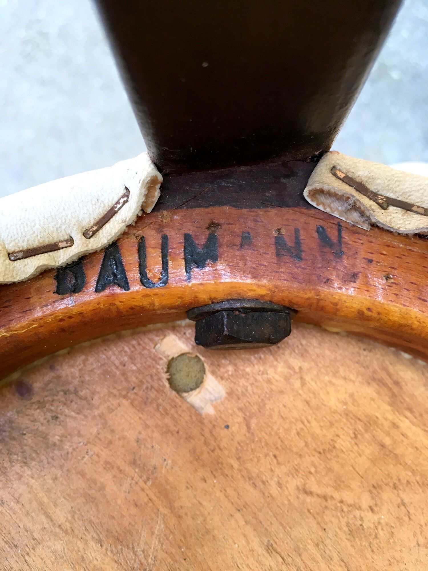 4 Baumann vintage bistro chairs 50s