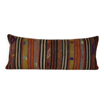 Vintage kilim cushion cover 41x102 cm