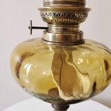 Kerosene lamp Art Nouveau bronze foot
