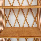 Bookcase in rattan 60/70
