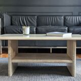 Vintage coffee table in travertine