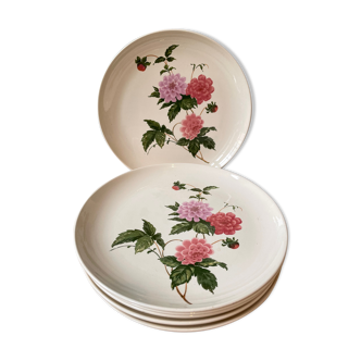 Série de 6 assiettes plates calottes Villeroy et Boch